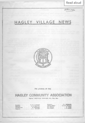 Click to open Village News April 1964