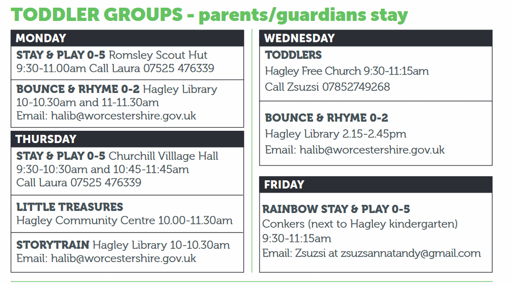 Toddler Groups